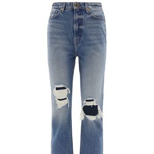Brand New Khaite Jeans - The Danielle, High Rise, Straight Leg, Slim Fit